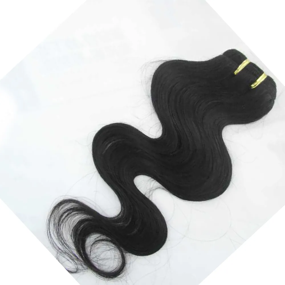 Same quality wholesale bundles Cheap processed Indian body wave Human Hair Extensions ship fast