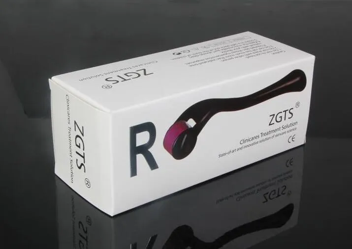 ZGTS derma roller 540 needles Skin roller titanium dermaroller for Anti-Aging & Rejuvenation DHL Free