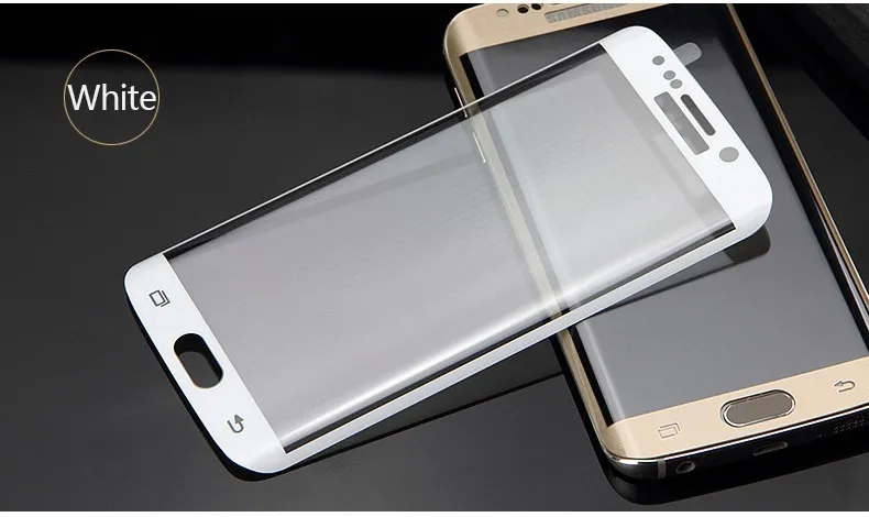 Vetro temperato curvo 3D da 0,2 mm Samsung Galaxy S7 Edge Screen Protector Vetro a copertura totale Galaxy S7 Edge Vetro temperato