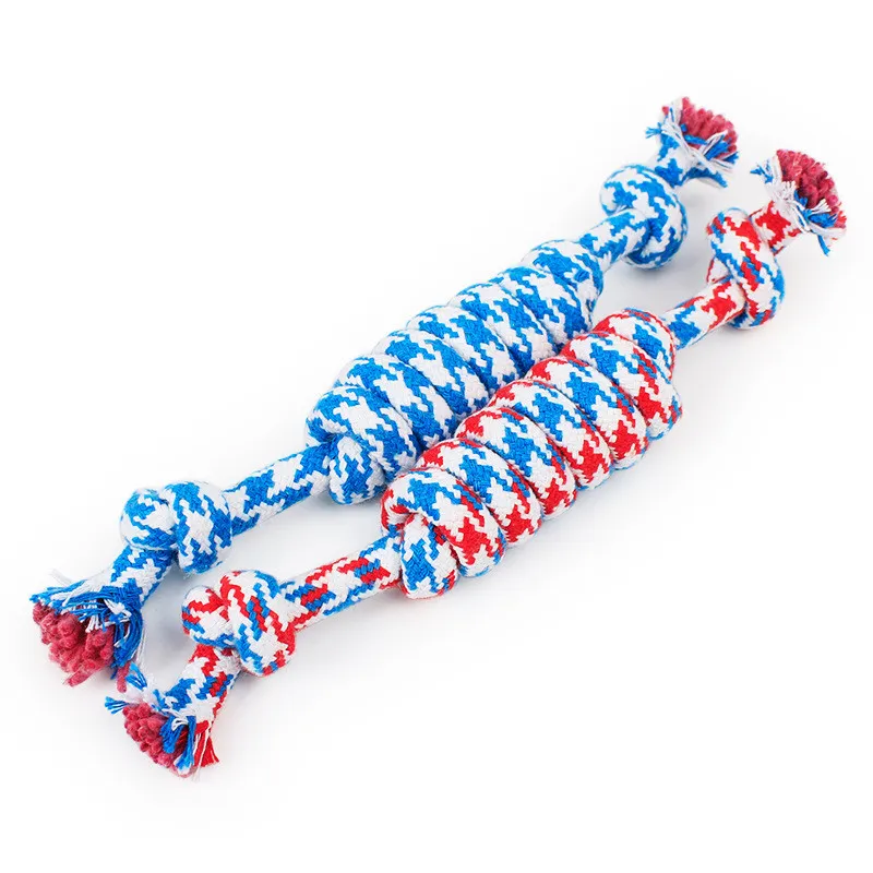 Pet Toys for dog funny Chew Knot Cotton Bone Rope Puppy Dog toy Pets dogs pet supplies for small dogs for puppys TO1366088987