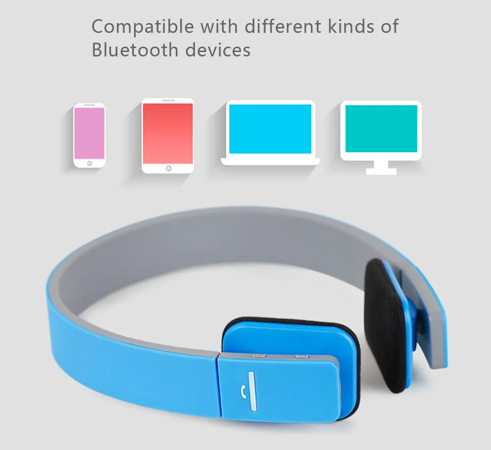 AEC BQ-618 Bezprzewodowy zestaw słuchawkowy Bluetoothv4 EDR Słuchawki obsługują zestaw głośnomówiący z inteligentną nawigacją głosową do tabletu komórkowego