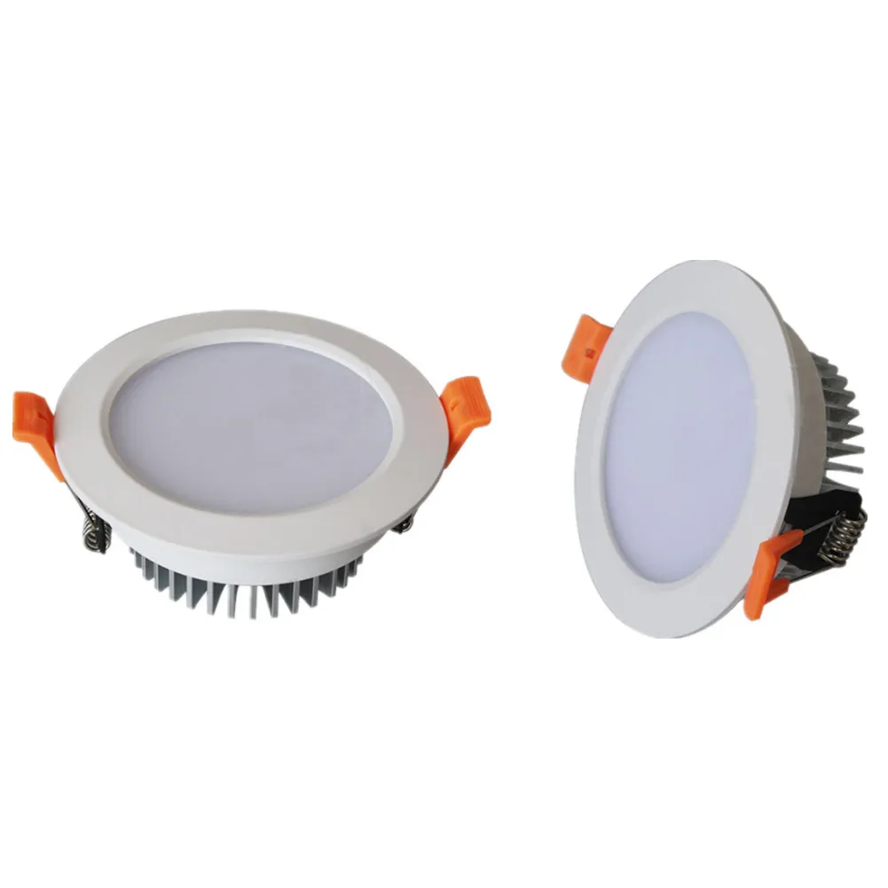 Spot lumineux LED encastrable pour le plafond, lumière à intensité réglable, 7/9/12/15/18W, SMD 5630, lumière chaude, blanc froid, AC85-265V