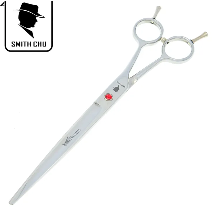 8.0Inch 스미스 추 펫 정리 가위 강아지 트리머 도구 가위 절단 날카로운 가장자리 클리퍼 가위 동물 헤어 커팅 도구, LZS0039