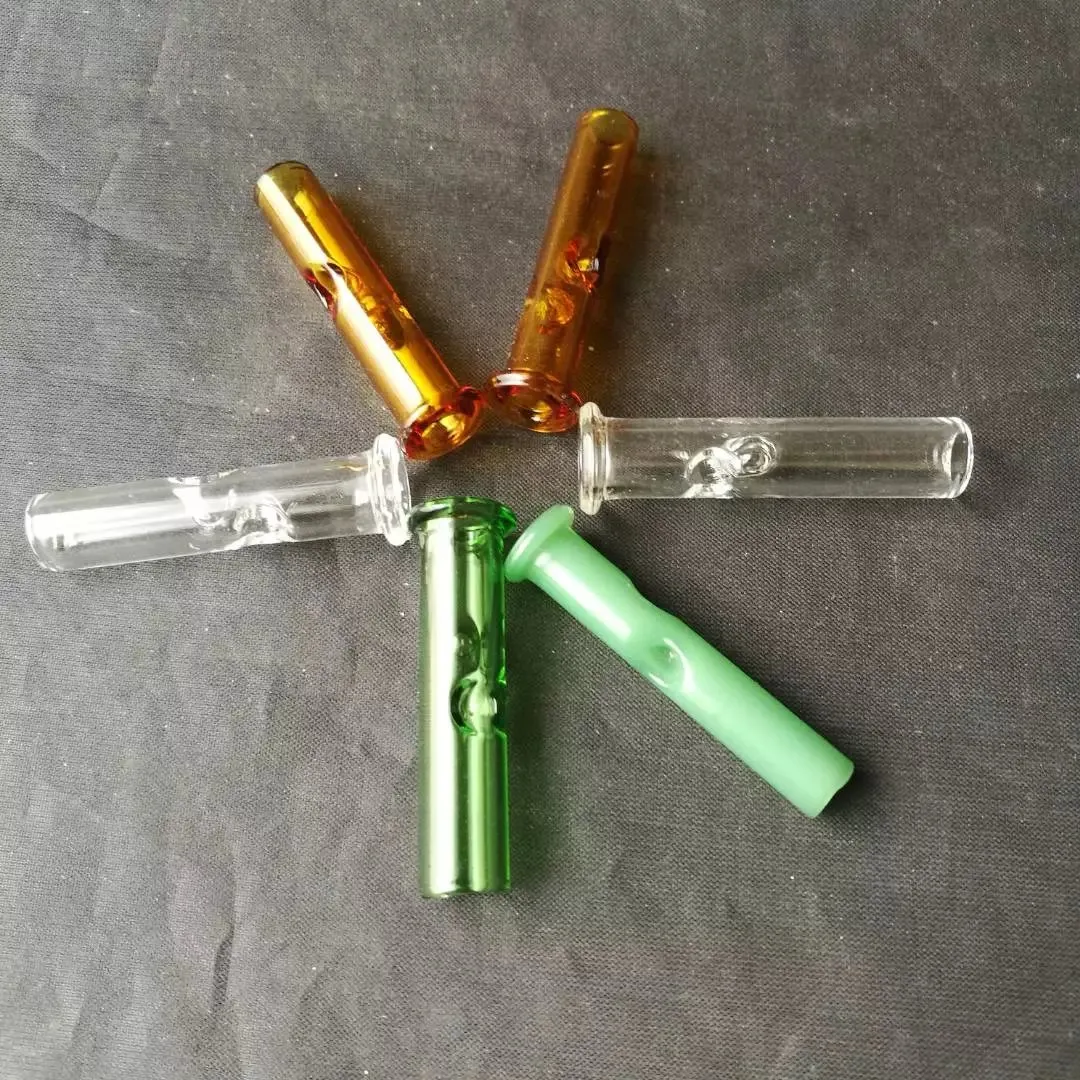 Accessoires de bangs en verre d'aspiration, Pipes à fumer en verre colorées mini-tuyaux à main multi-couleurs Meilleurs tuyaux en verre à la cuillère