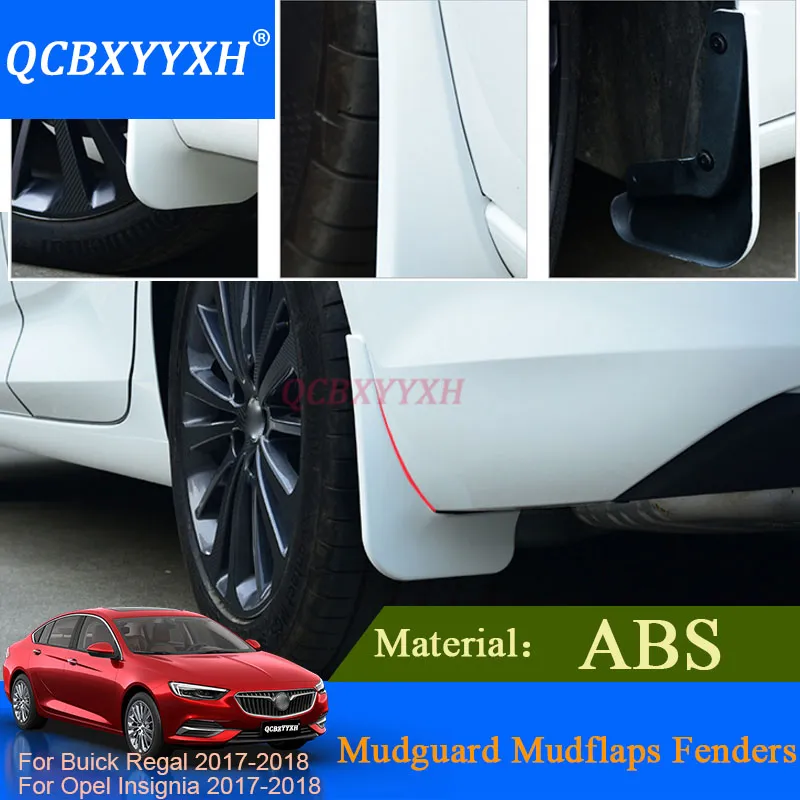 QCBXYYXH Car Styling Car Mud Flaps For Buick Regal Opel Insignia 2017 2018 Sedan Mudflaps Splash Guards Mud Flap Mudguard Fender