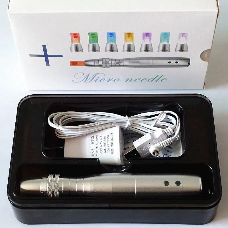 LED derma pen micro needle therapy led light skin whitening 12 pins stainless needle cartridge dermapen