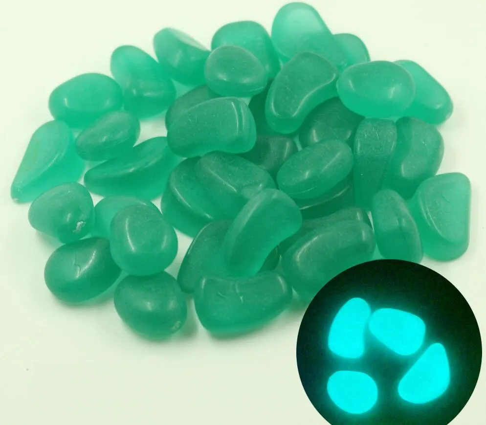 500g Brilho No Escuro Irregular Pedra Luminosa Beads Para Casa Decoração Estatuetas Diy Miniaturas Enfeites de Jardim