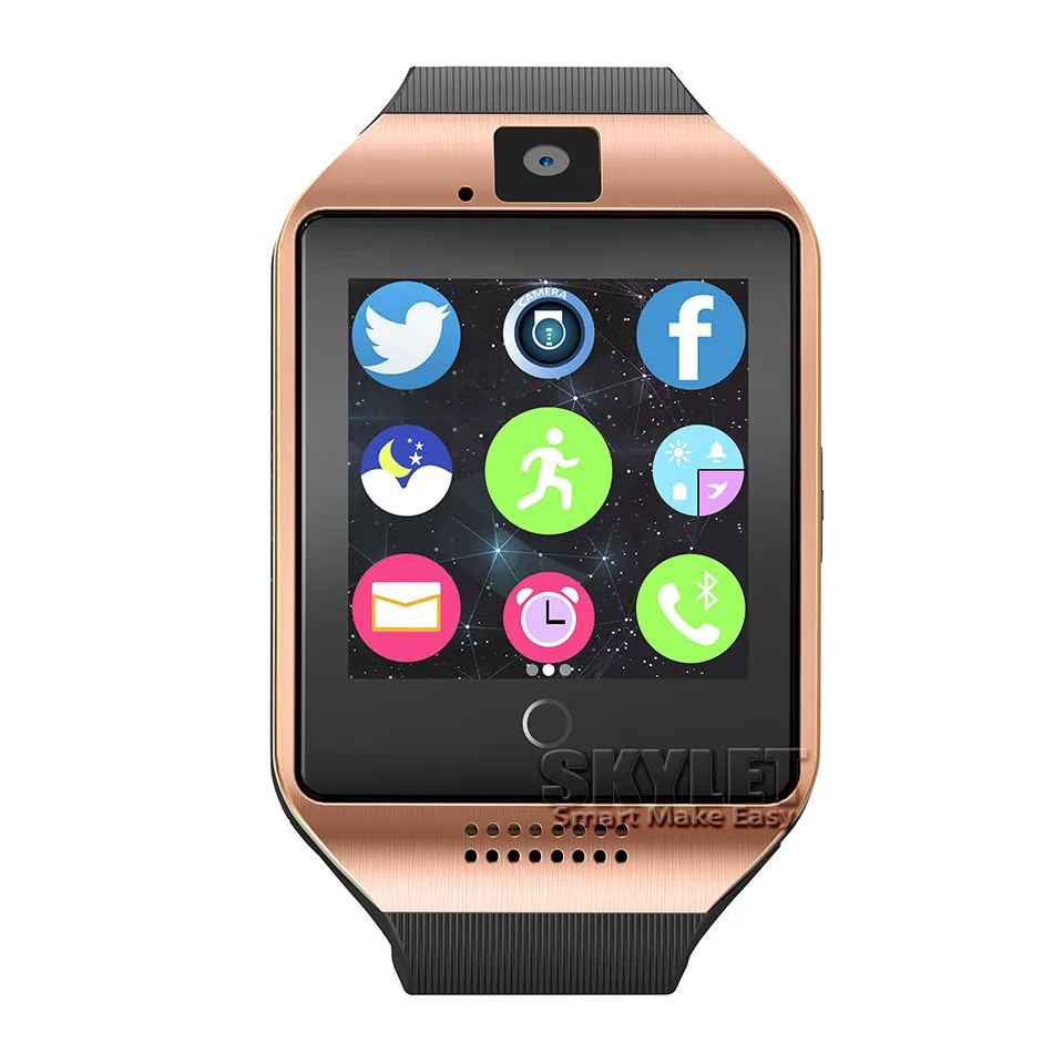 Q18 Smart Watch Bluetooth -Armband SmartWatch TF SIM -Karte NFC CAMCH CHAT -Software Smart Uhren kompatible Android -Handys in8523967