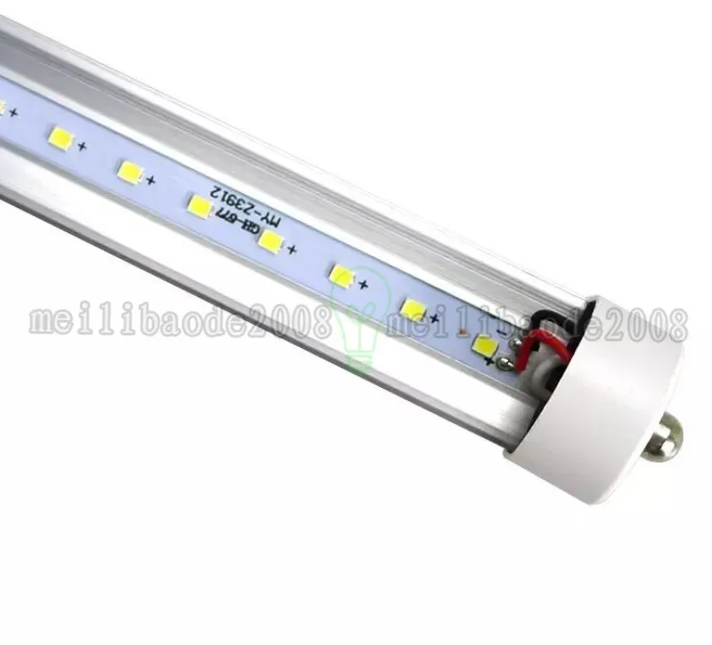 Le tube LED à broche unique T8 FA8 allume 8FT 40W 3500Lm SMD 2835 2400MM 8 pieds LED lampes d'éclairage à tube fluorescent 85-265V MYY