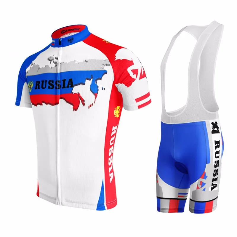 2024ロシアサイクリングジャージーセットMTB自転車衣料品自転車服ROPA CICLISMO HOMBRE MAILLOT CICLISMO