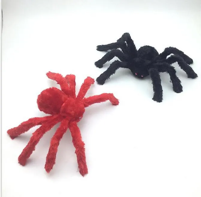 Halloween accessoires araignée enfants festival drôle jouet pour fête Bar KTV halloween décoration en peluche araignée nouveauté bébé cadeau