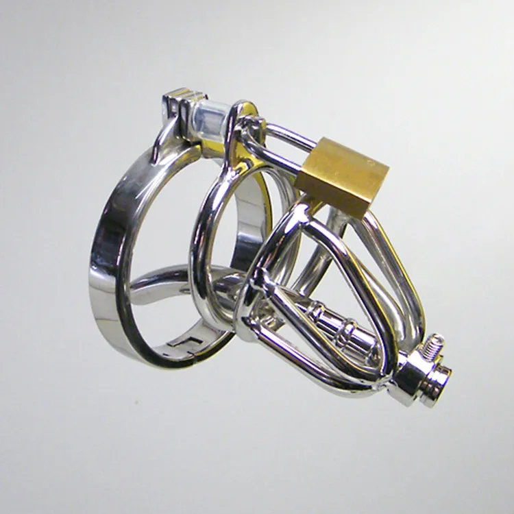 Male chastity belt, 931 male stainless steel chastity devices with catheters, cock cages with a lock chastity devices for men,2017 sex toy