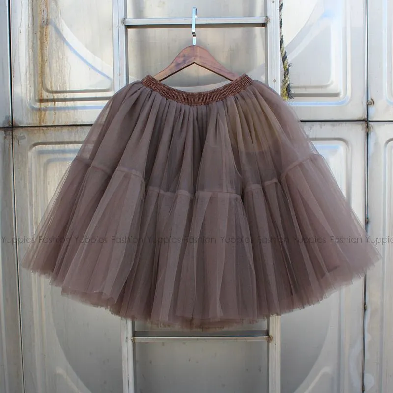 Vintage Midi Tulle Skirt 4t Yuppies Fashion 5 Layers Of Tulle
