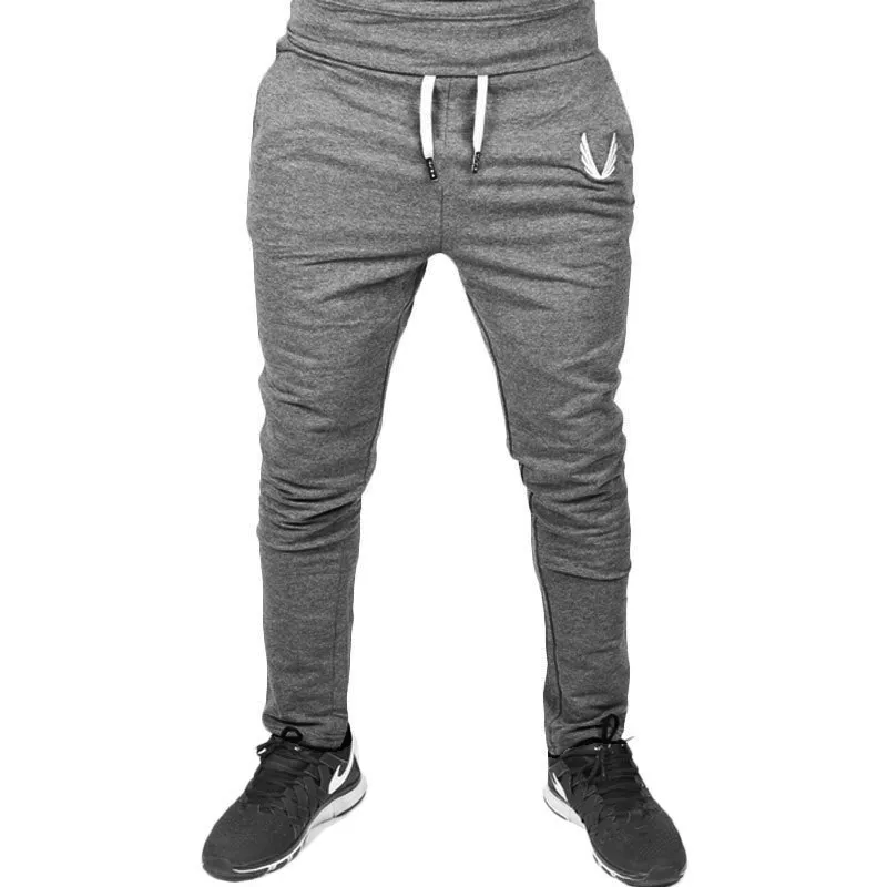 Jogger byxor sport gym byxor casual elastic bomull mens fitness träning skinny sweatpants byxor jogger byxor utomhus