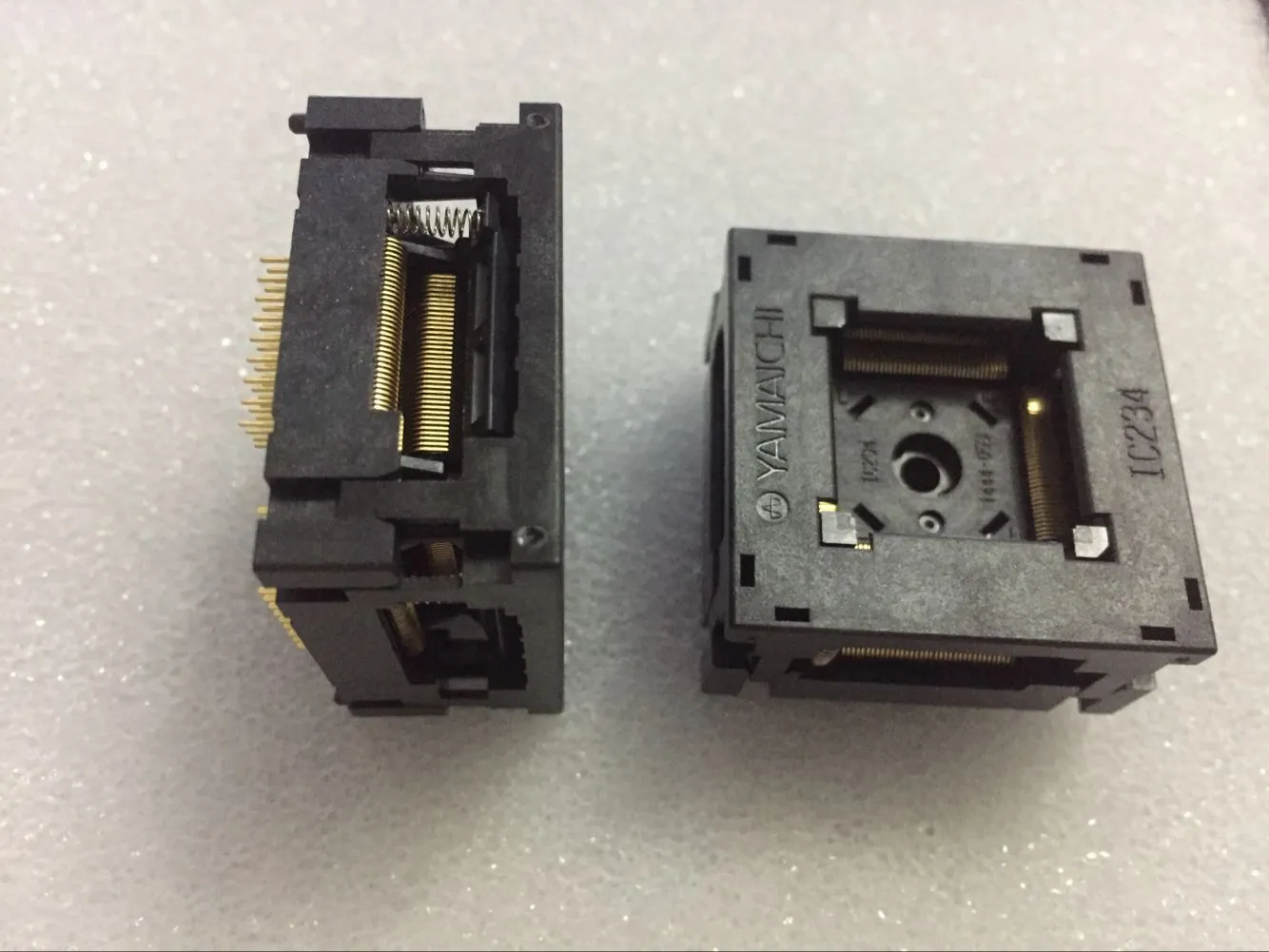 Yamaichi IC test socket IC234-1444-053P-2 QFP144PIN 0.4mm pitch 16x16mm ...