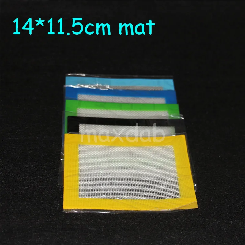 tools Silicone wax pads dry herb mats large 14 11.5cm square mat dabber sheets jars dab tool for silicon dabber oil containers