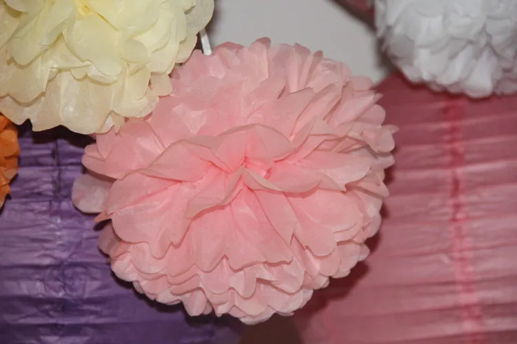 Boule de fleur de pivoine coloré 4 ~ 14 pouces 10 ~ 35cm de mariage décorer fleur fleur artificielle pour la décoration de marché de jardin de mariage