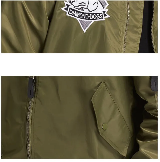 METAL GEAR SOLID V Phantom Pain Men's Diamond Dogs Jacket Alloy migliore regalo di alta qualità