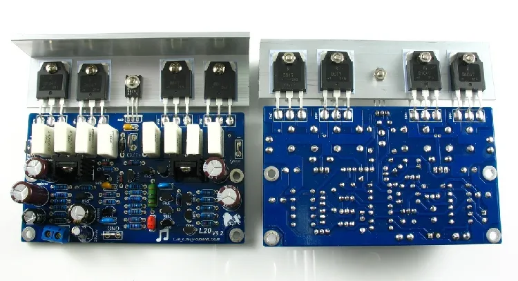 Freeshipping Assembled L20 SE 350W+350W Simplified Dual Channel 2CH Amplifier Boards Adopts A1943 C5200 chip