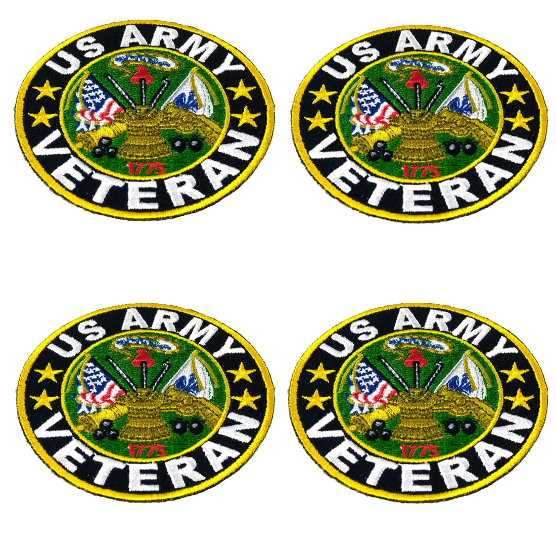 Patch Militare US Army Verde Scuro &ndash; Ricamato 12cm &ndash; Stiraldo O Da Cucire