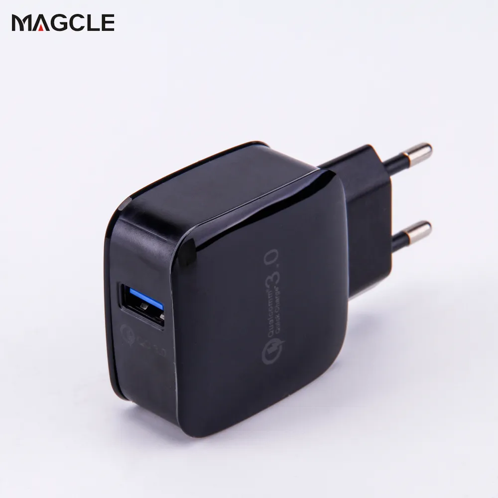 18W USB Travel Wall Charger With Qualcomm Quick Charge 3.0 Fast Phone Charger For Samsung Xiaomi For Iphone 7 6S Black/White