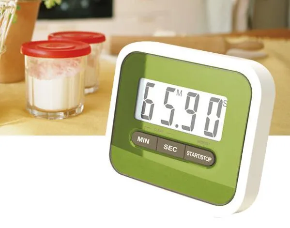 Populaire grand multifonction LCD cuisine minuterie de cuisson compte à rebours horloge alarme forte magnétique XB1