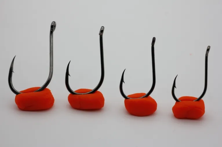 ROMPIN LOT fiskekrokar Högkolstål Kol svart bete Holder Fish Hook Set High Quality Barbed7107534