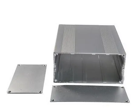 Extruded Aluminum Box Split body Enclosure Case Project electronic 68*145*200mm 2.67"x5.70"x7.87" sliver Aluminum Sase Sleeve