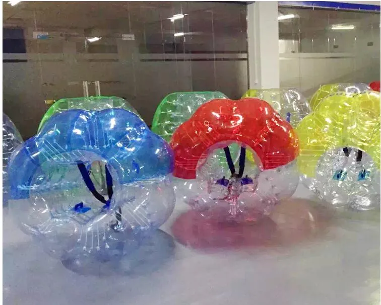 1.5M pvc 풍선 범퍼 공 본문 Zorbing 공 Zorb 버블 축구 축구 Zorb 공 휴먼 버블 축구