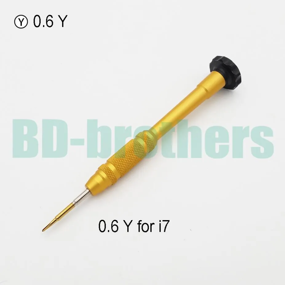 High Quality New 0.6 Y Screwdriver Key S2 Steel 0.6 x 25mm Triwing 0.6Y For iPhone 7 Screw Driver Dedicated Revamp 200pcs/lot