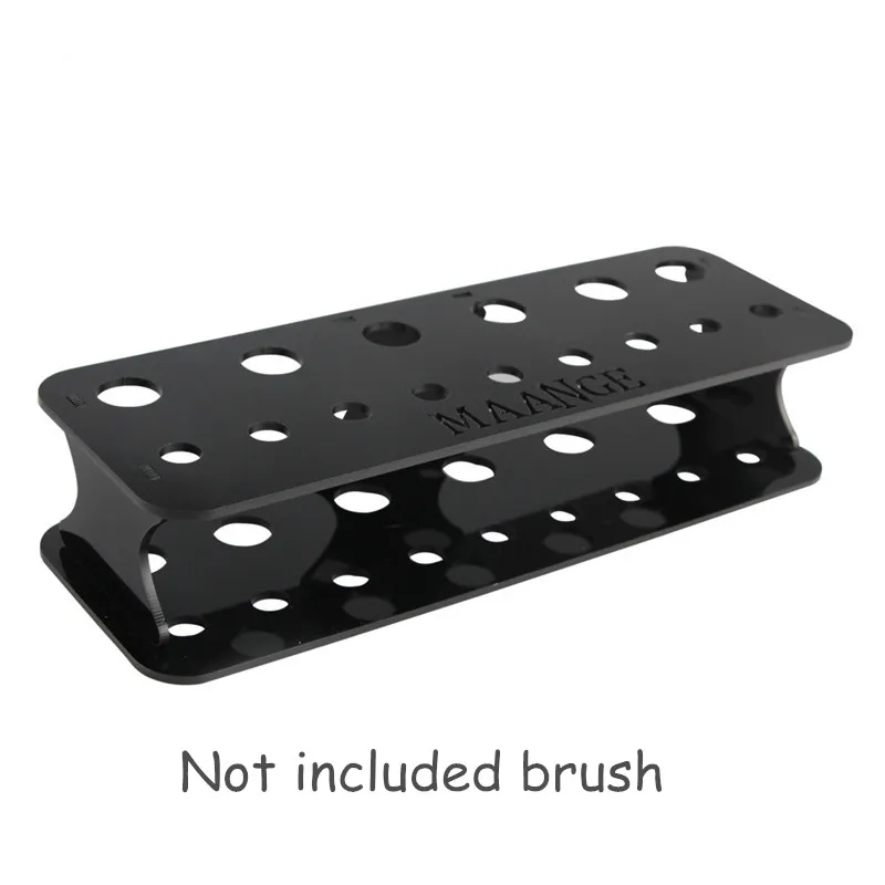 Porte-brosse de maquillage acrylique Organisateur Séchage de rack étagère Boîtier de stockage Maquillage Brosses Afficher les outils cosmétiques