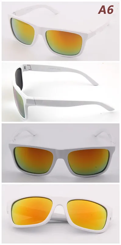 Lunettes de soleil réfléchissantes colorées, lunettes de sports de plein air, lunettes de soleil réfléchissantes 4177, une variété de lunettes de soleil de style en gros