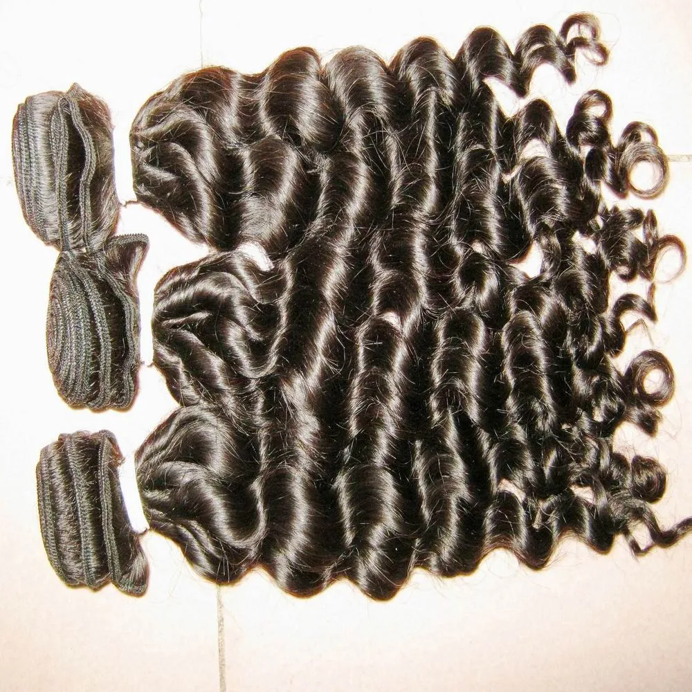 Dea Splendida 300g Profonda Riccia Vergine Malese Estensione Dei Capelli Non Trattati Top 7A Jerry Riccioli Fasci Di Capelli Spessi DHgate