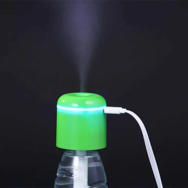 Water Bottle Cap Humidifier, Portable USB Mini Air Humidifier Essential