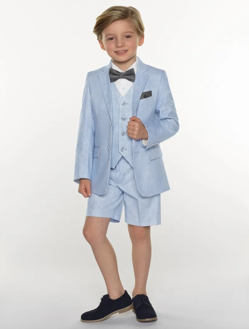 Trois pièces Tuxedos de mariage pour garçons adolescents costumes pour les enfants sur mesure de mariage de mariage usure courte 5727572