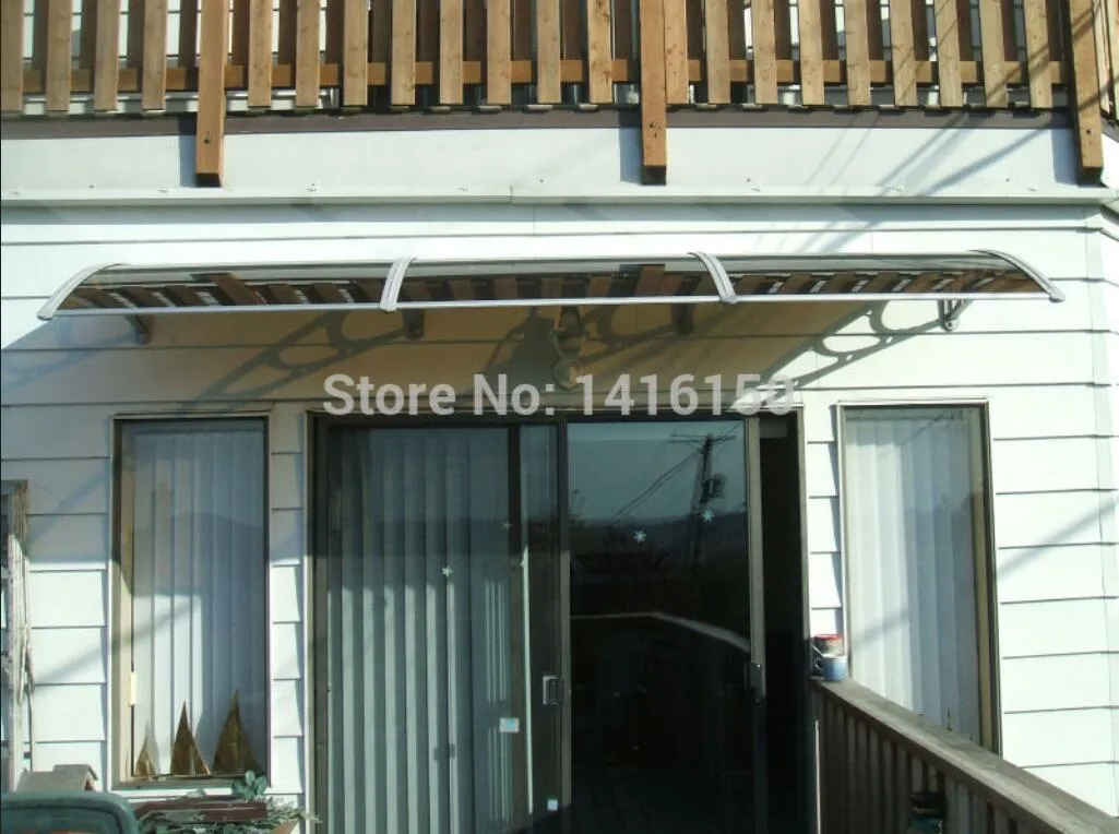 DS100300-P,100x300cm.depth 100cm, width 300cm.home use PC sheets door canopy awnings,entrance canopy