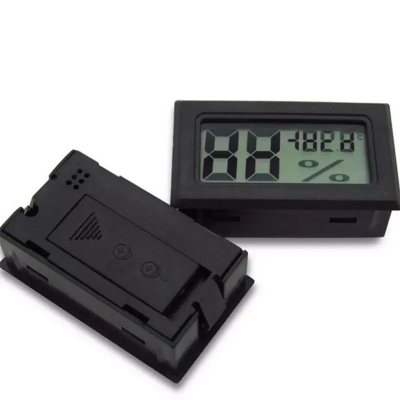 2023 Mini Digitale LCD Indoor Handige Temperatuursensor Vochtigheidsmeter Thermometer Hygrometermeter