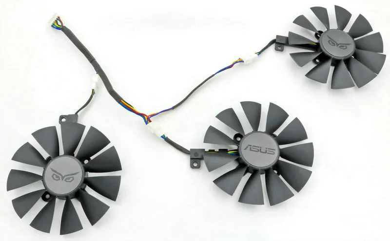 Novo Original Everflow 88MM T129215SU PLD09210S12HH Substituição Para ASUS Strix Raptor GTX980Ti R9 390X R9 390 RX 480 Placa de Vídeo Gráfica Fan