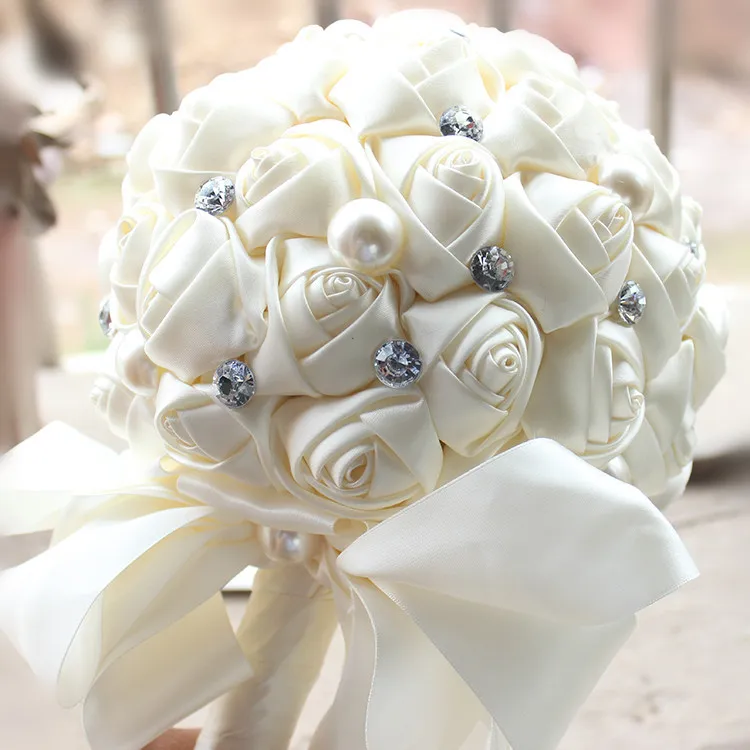 Neue rosa Pfingstrose künstliche Braut Blume Hochzeit Blumenstrauß Blumen Braut Brosche Blumensträuße buque de noiva Brautjungfer Blumenstrauß CP7396411