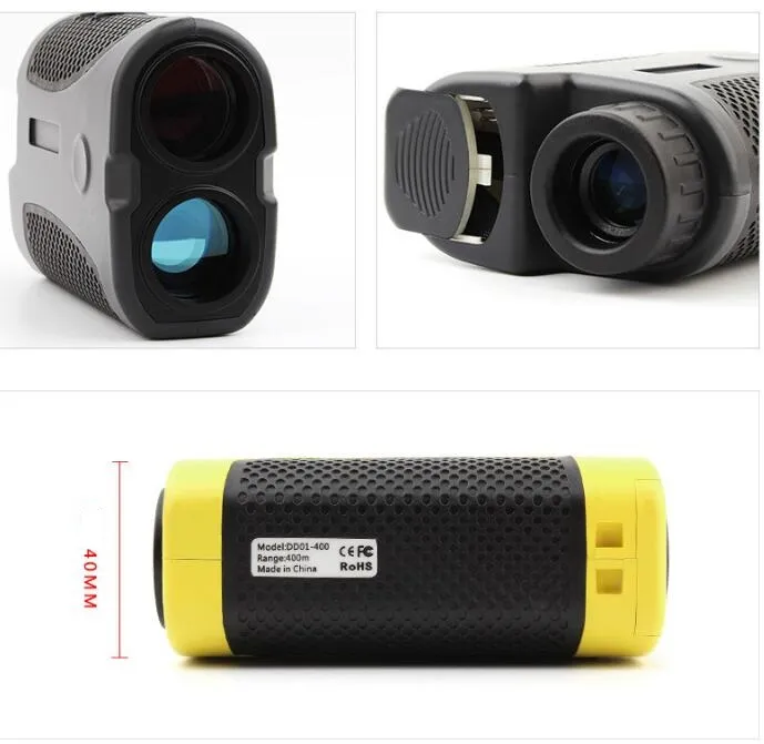 600m Mini Handheld Monocular Laser Laser RangeFinder Telescope Finder Odległość Miernik Golf Laser RangeFinder Polowanie Narzędzie pomiarowe