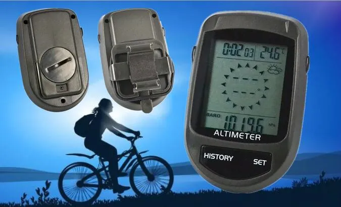 8 in 1 MultiFunctional Digital LCD Compass Altimeter Barometer Thermo Temperature Calendar Clock