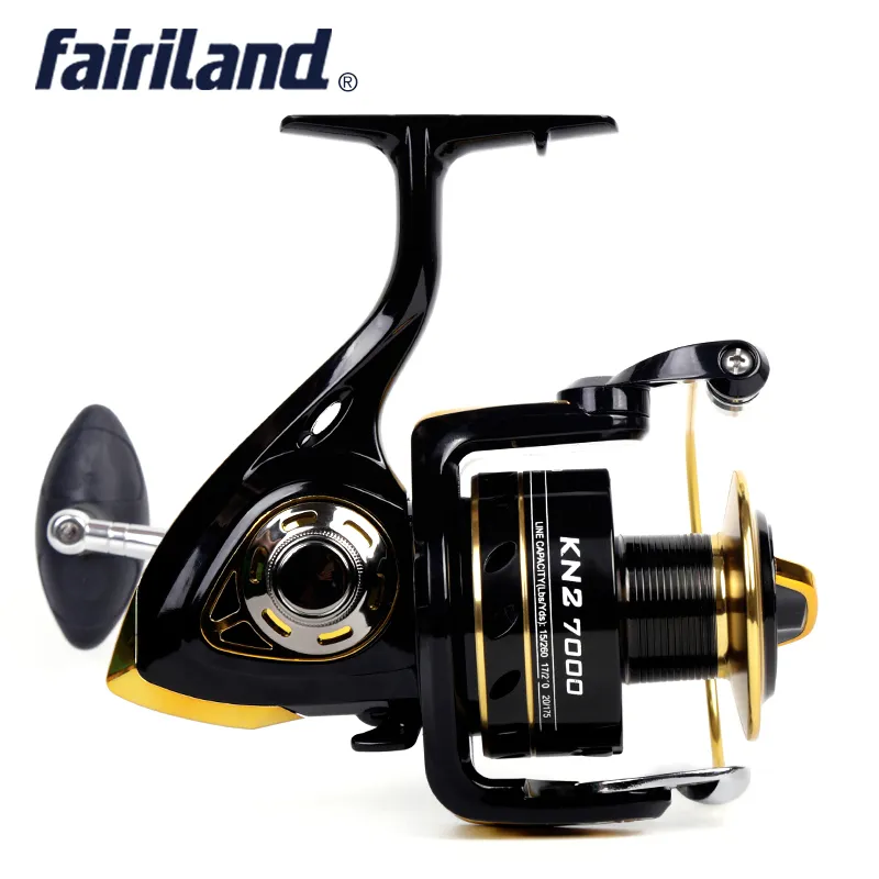 CNC Aluminum 4.2:1 Ratio Boat Spinning Fishing Reel With Interchangeable Handle,  For Big Game Fishing, 7000/8000/10000 From Fairiland, $35.82