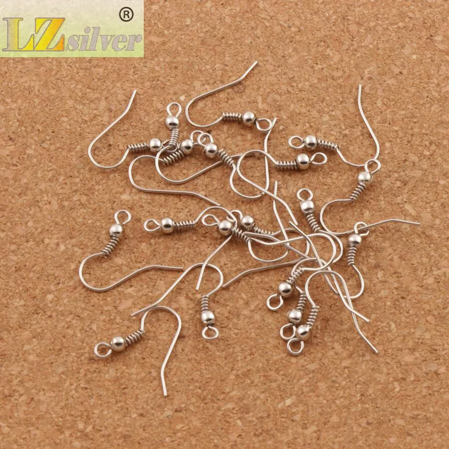 銅魚の留め金15mm ロットポリッシュイヤリングFinding French Fishwire L3107258N