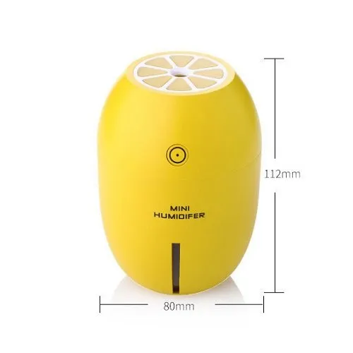 Luci notturne Cool Mist Umidificatore diffusore bambini scrivania da ufficio neonato animale limone