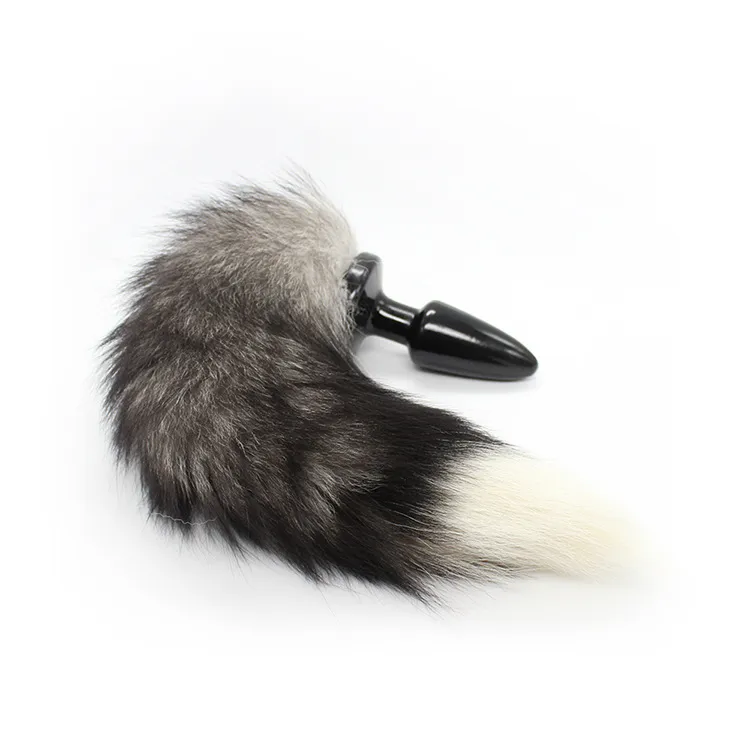 Dia30*105mm Wild Fox Tail Butt Plug, Anal Plug, Anal Sex Toy For Women Adult Sex Toy