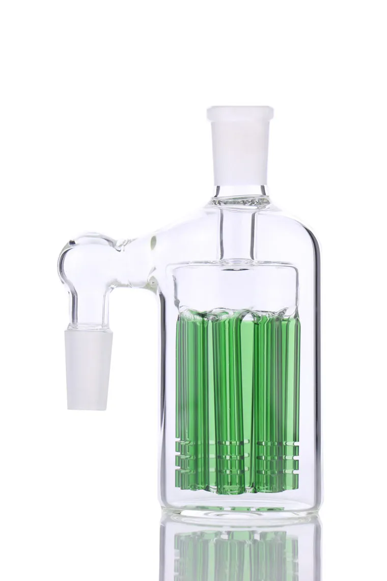 Wasserpfeifen neuer 8-Arm-Baum Aschefänger 90 45 Grad für Bongs Glas Wasserpfeife Bubbler 14mm 18mm