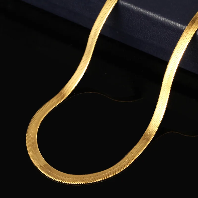 18k Real Gold Plated Necklace med 