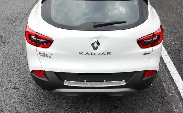 Plaque de protection pour coffre arrière, 2 unités 1 unité interne + 1 unité externe, banderole de coffre arrière, barre de protection pour Renault Kadjar, haute qualité