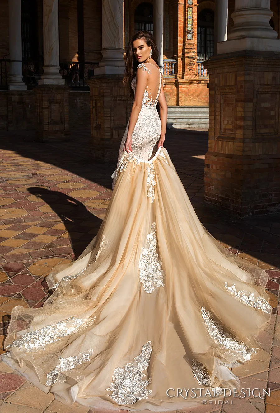 Crystal design wedding dress online