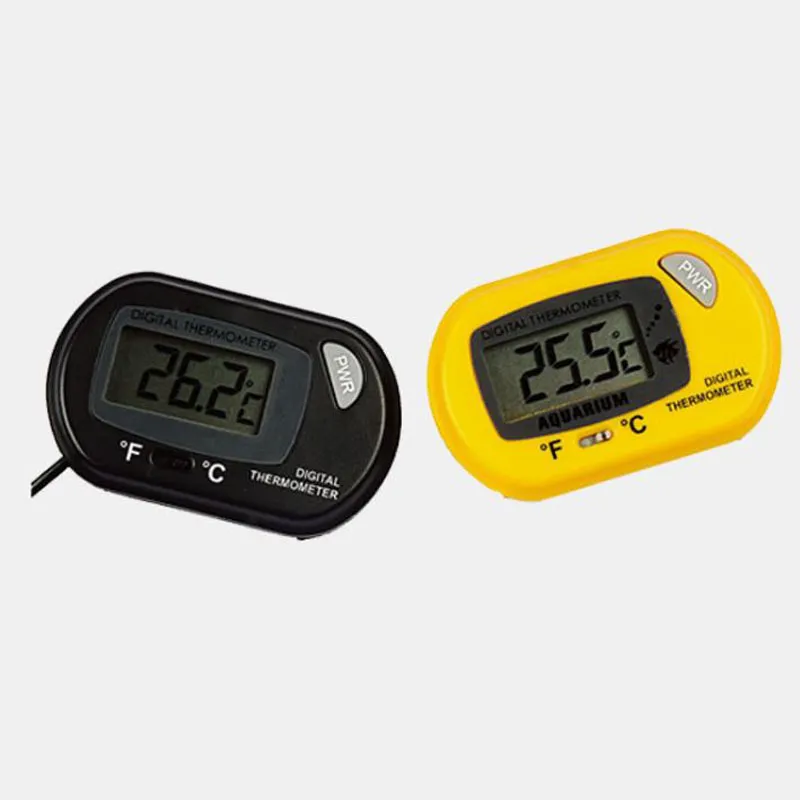 2017 Nieuwe LCD Digitale Aquarium Aquarium Thermometer Temperatuur Water Terrarium Zwarte Aquariums Aquariums Vis Gratis verzending